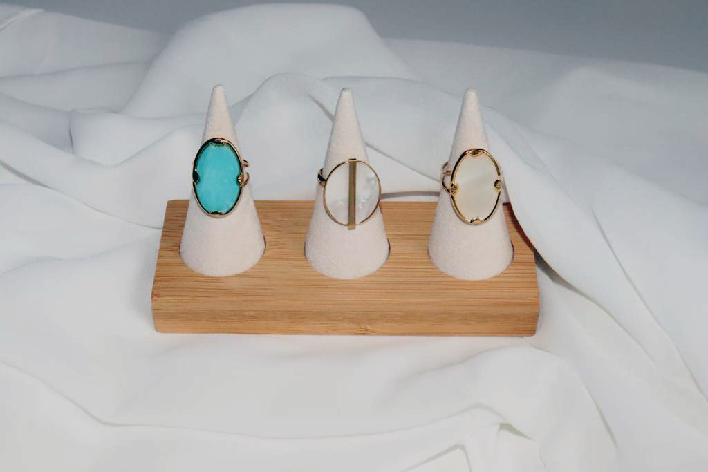 Bagues en acier inoxydable de chez MKM Beauty