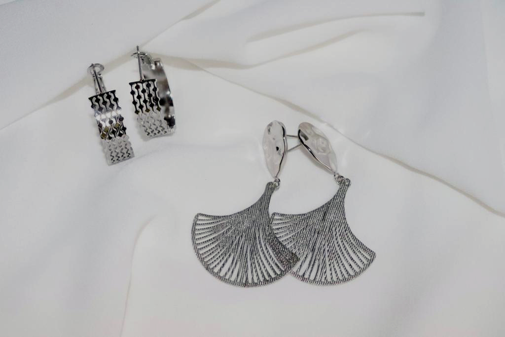 Boucles d'oreilles fantaisies en acier inoxydable
